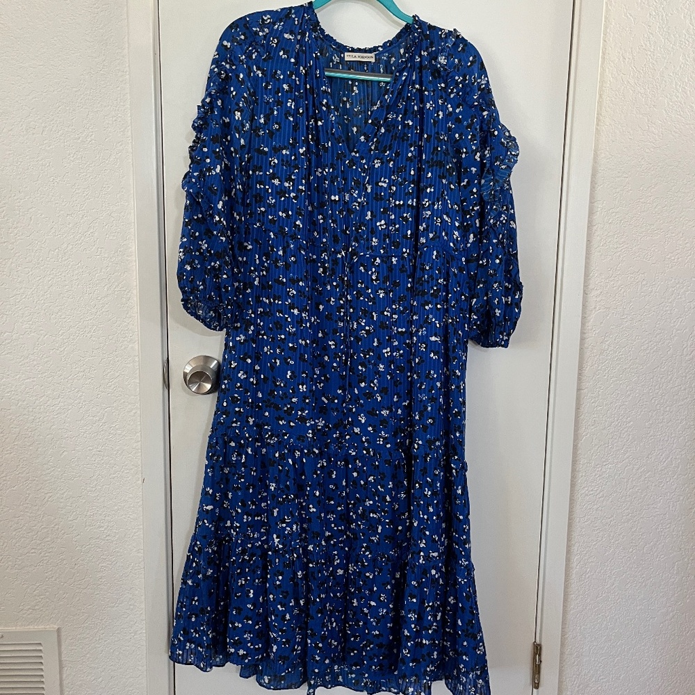 Ulla Johnson Cotton Silk 3/4 Sleeve Dress - Size 6